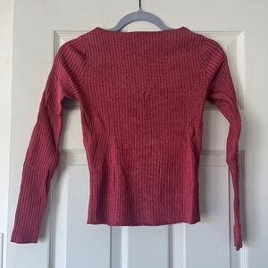 Abercrombie and fitch pink long sleeve